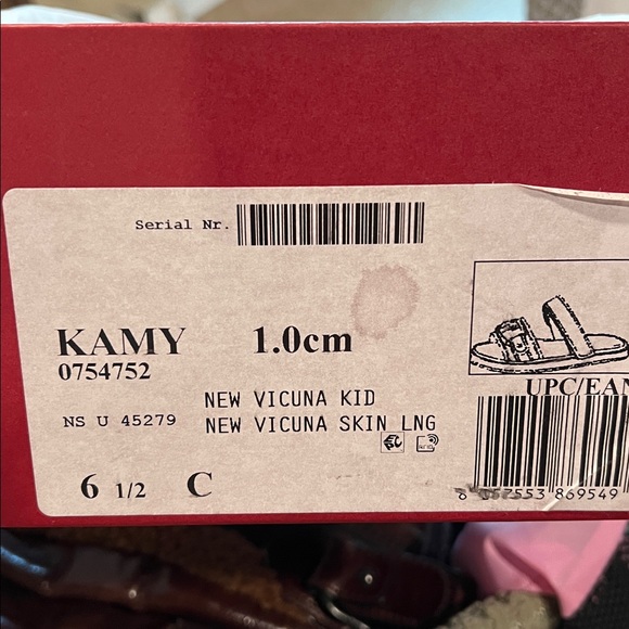 Salvatore Ferragamo Tan Leather Slides - Picture 5 of 5